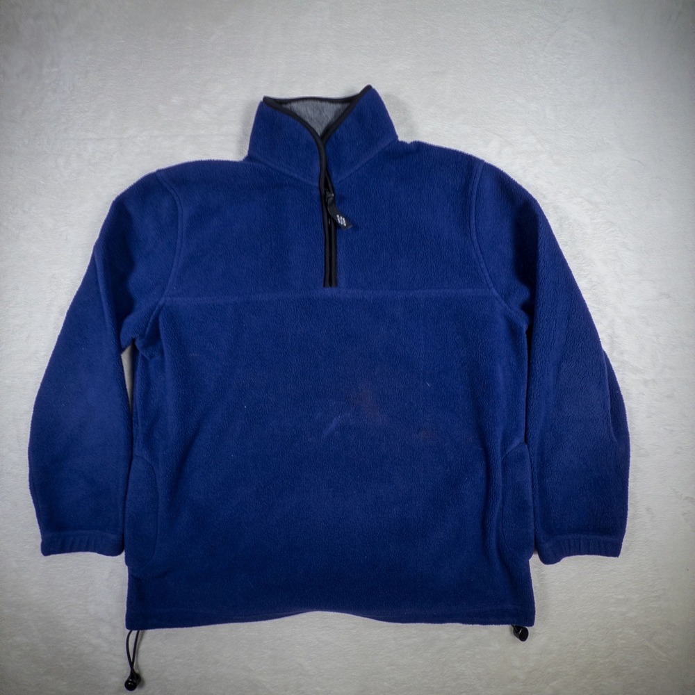 Alpine Tek by Palmetto's Fleece‎ Pullover Jacket Blue Size Medium